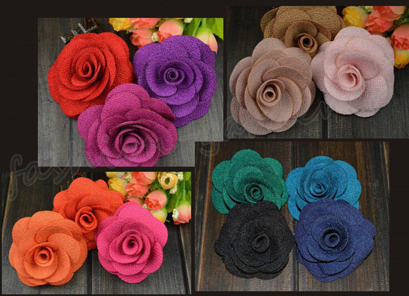 10Pack Men Nice Lapel Flower Daisy Boutonniere Stick Brooch Pin Suit Wedding A