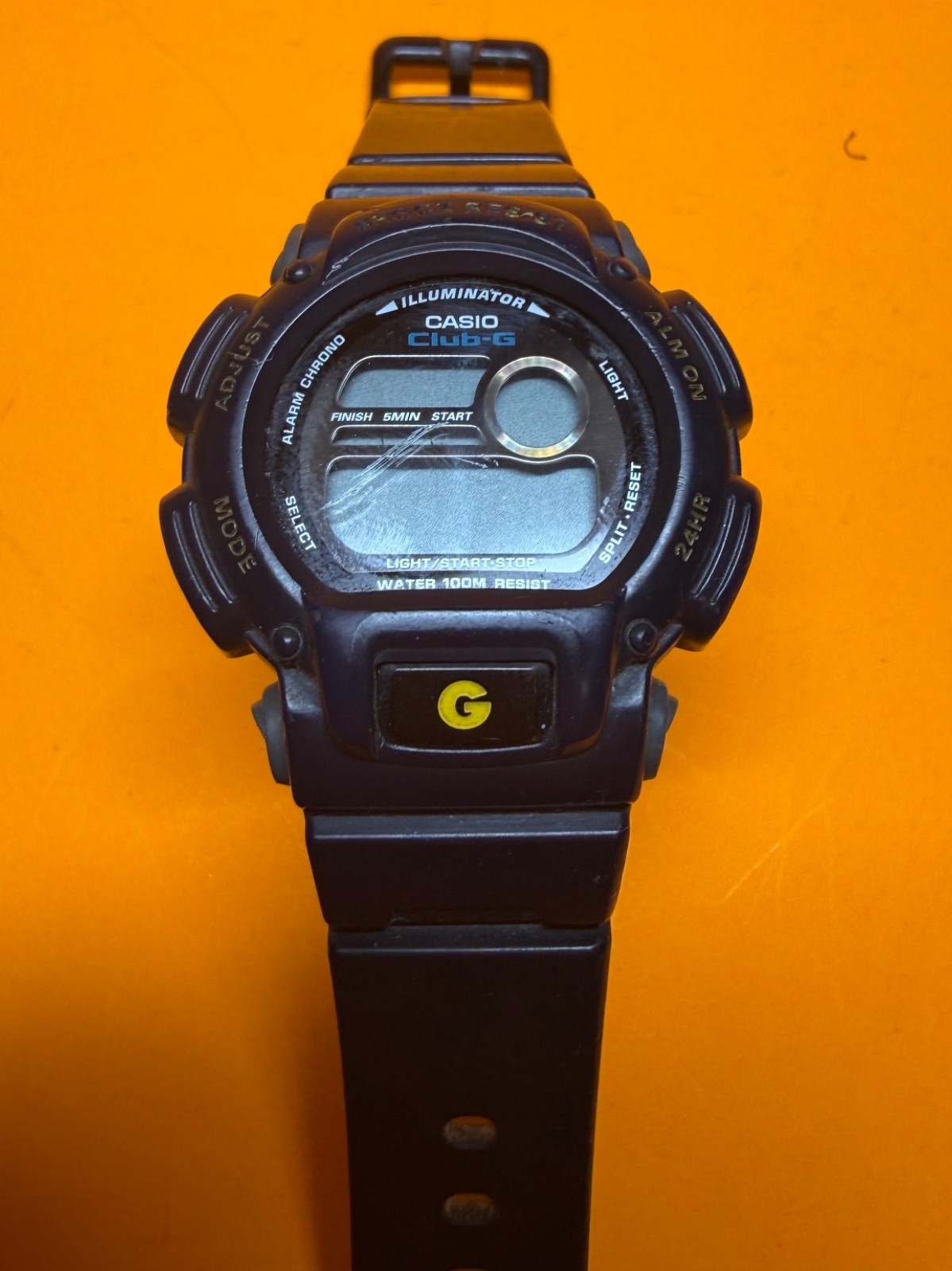Vintage Y2K Watch Lot 2pc Casio Club G Retro & Two Tone Fossil Luminous Hands