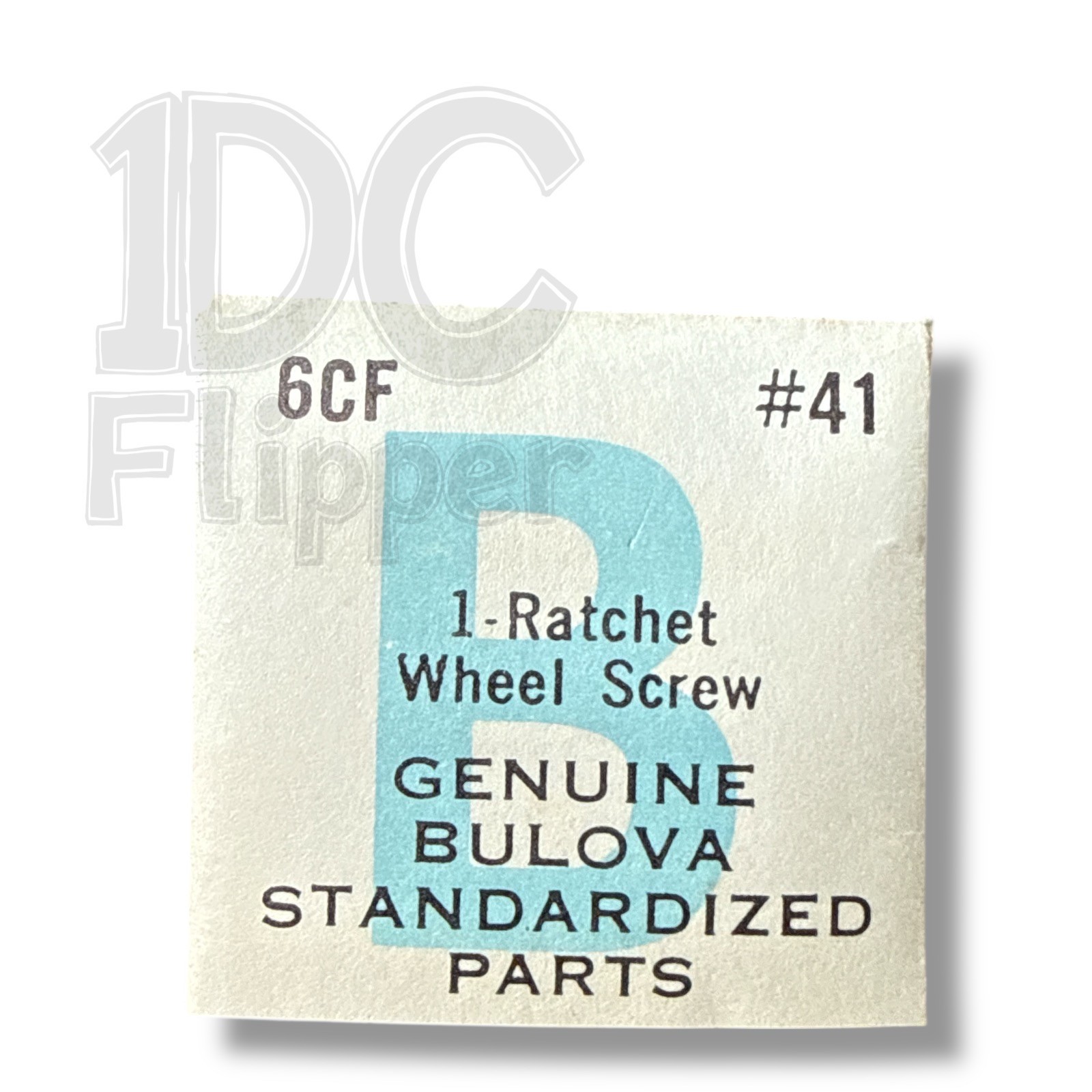 Bulova 6CF RATCHET WHEEL SCREW #41 6CB, 6CL, 6CS, 6CT Fits Multiple, Read List!