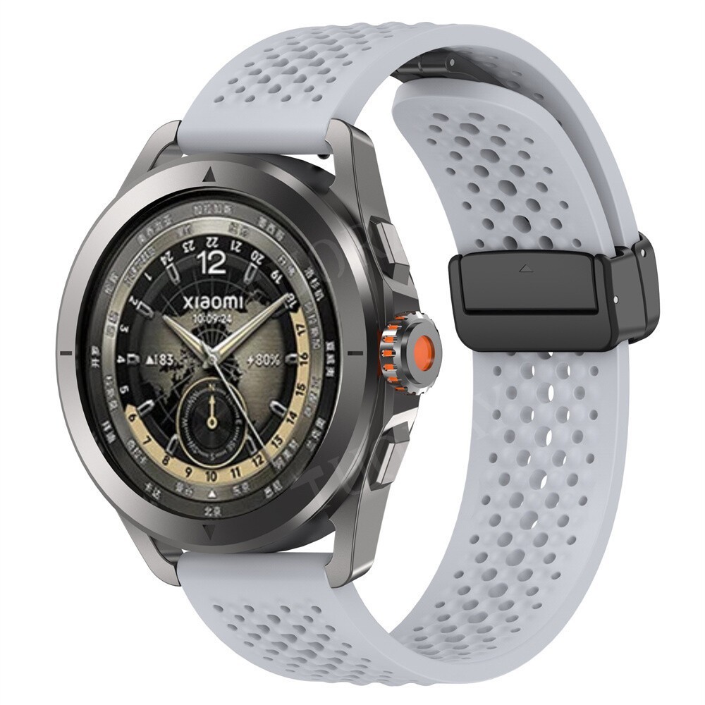 22mm Magnetic Silicone Strap Watch Band For Amazfit Bip 6/5 GTR 4/3/2/GTR 47mm