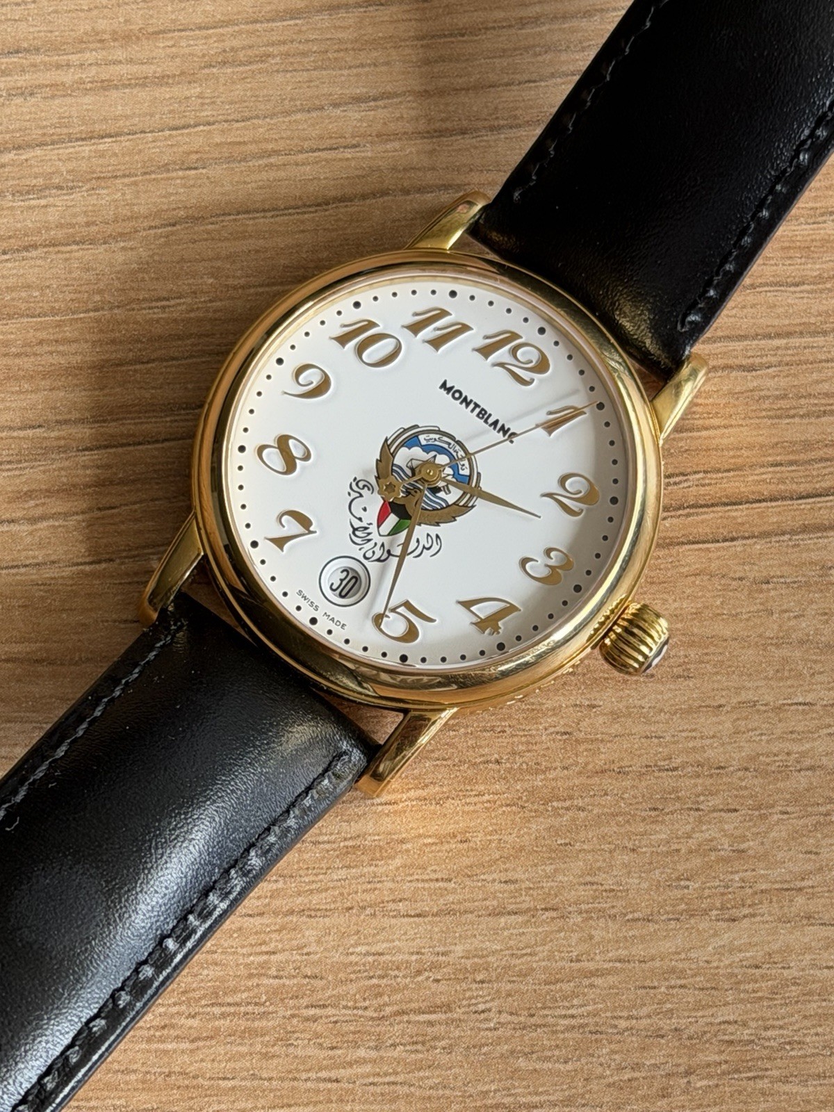 Montblanc Meisterstuck 7002 Kuwait Special Quartz Original Men Preserved Plated