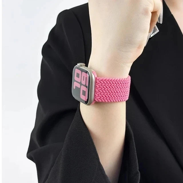 Braided Solo Loop Band For Watch 9 8 7 6 5 4 SE Ultra 2 44/41/45/49mm
