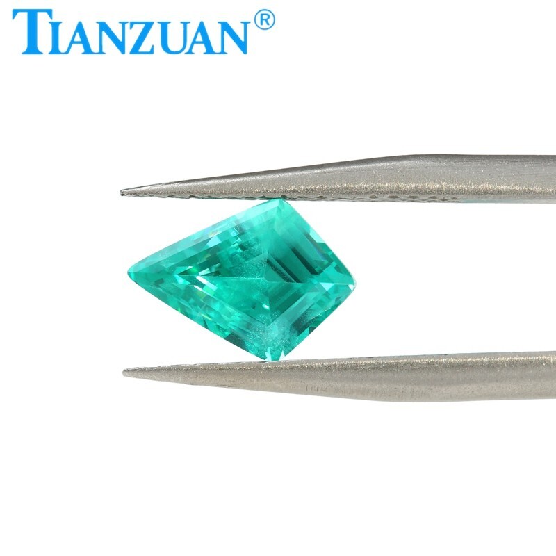Kite Shape YAG Paraiba Color Yttrium Aluminum Garnet Loose gemstone