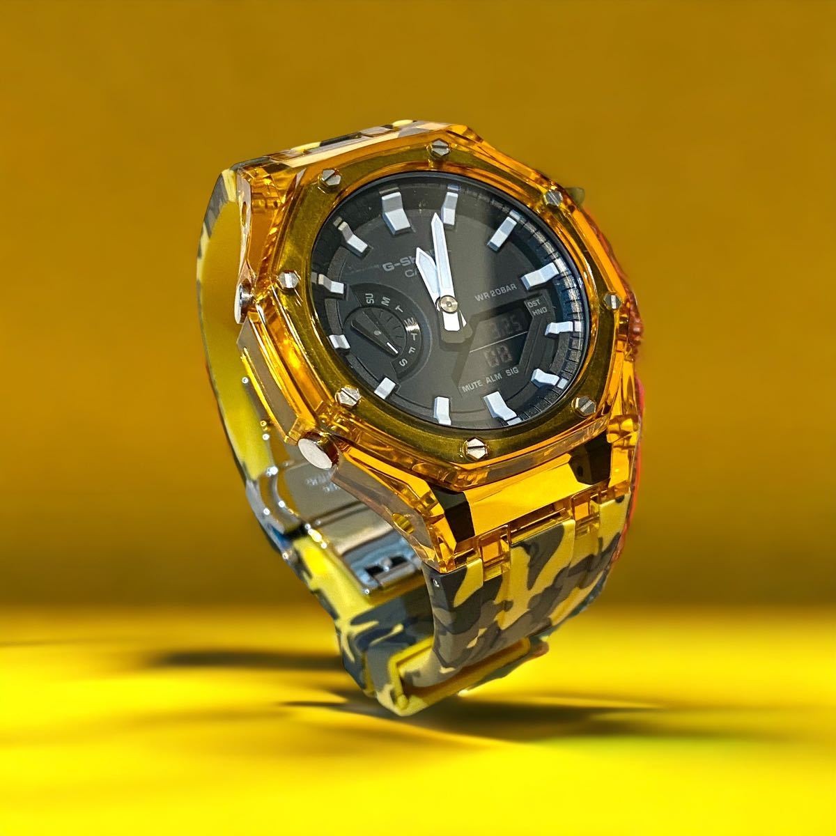 With Main Unit G-Shock GA 2100 Bezel Rubber Set Casioque Custom G-Shock Hard Res