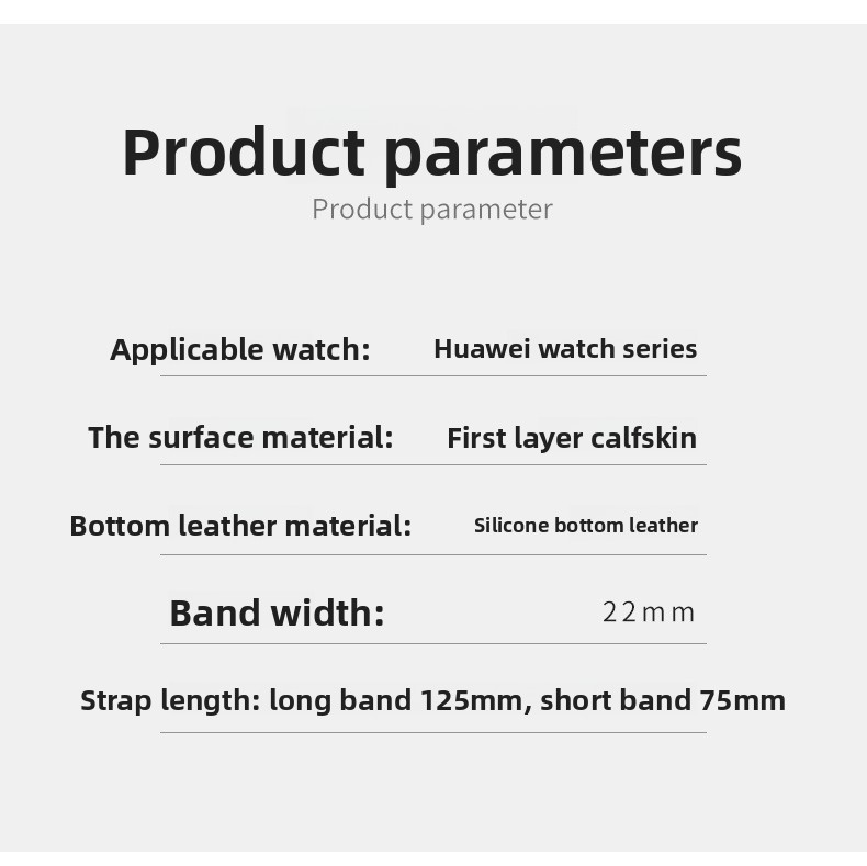 Silicone genuine Leather Watch Strap Waterproof Wristband 10 12 14 16 18 20 22mm