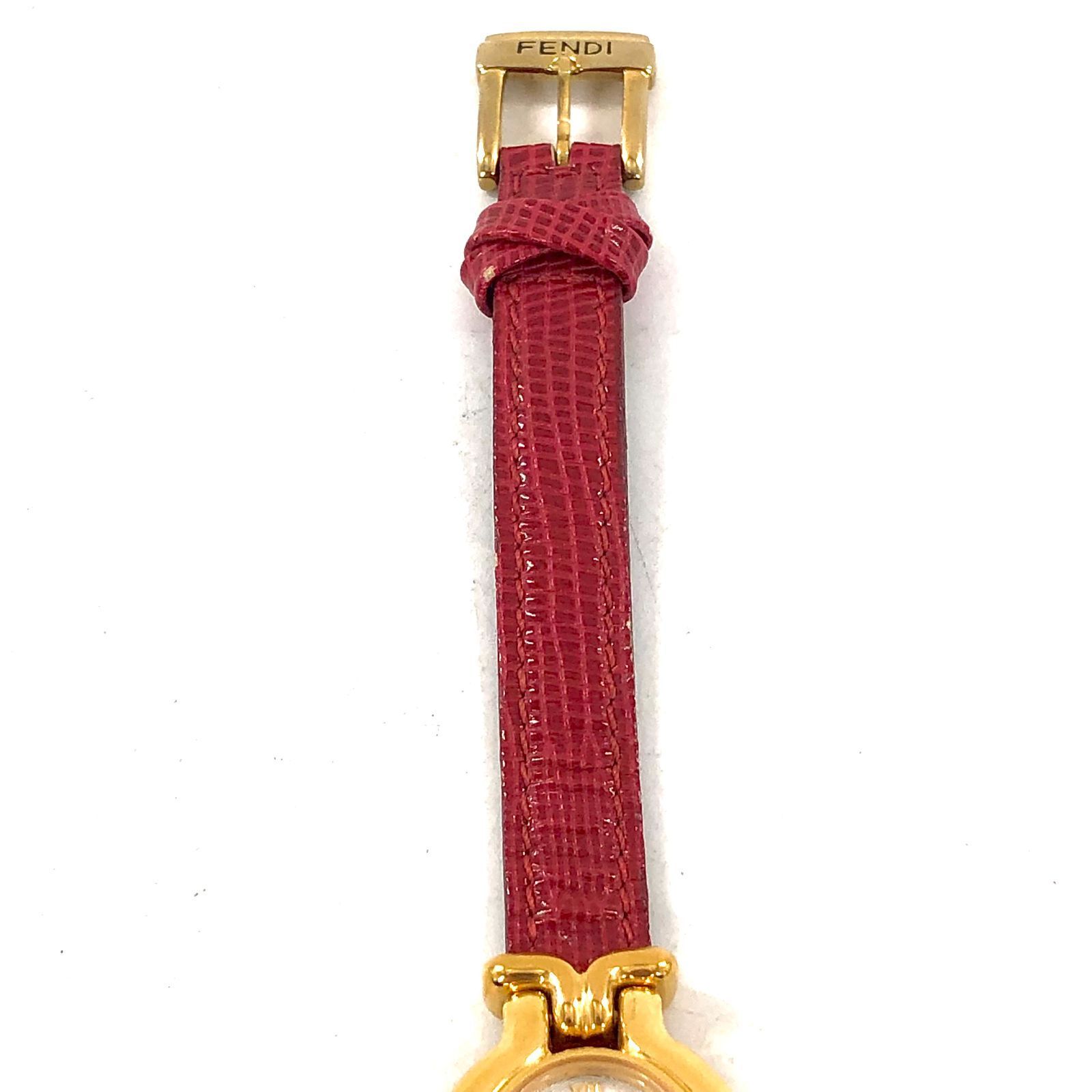 FENDI Chameleon 640L Quartz Women Watch Gold 24mm Swiss Made JAPAN Working Japan