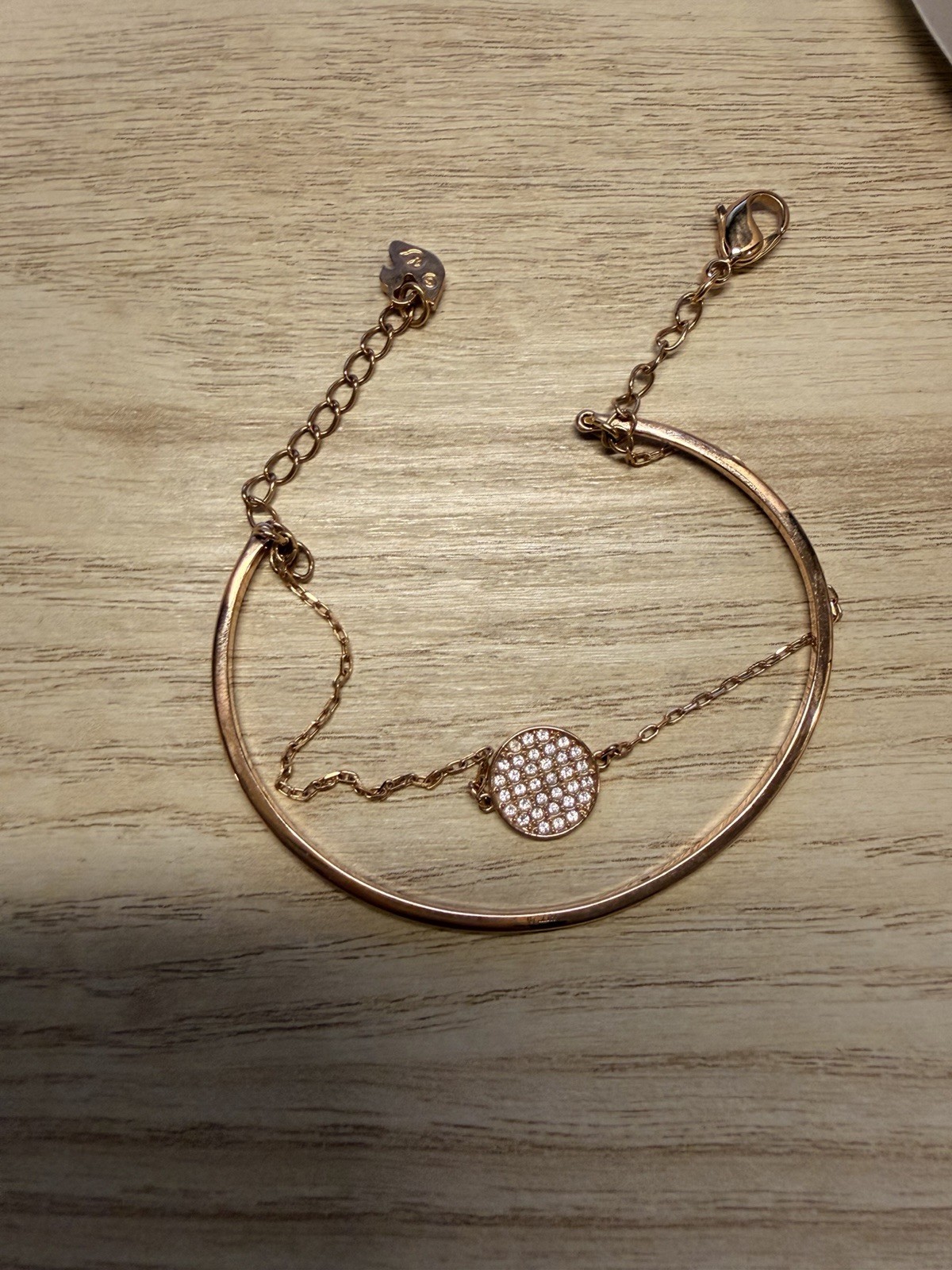 Swarovski Sublima Rose Gold-Tone Bangle Bracelet