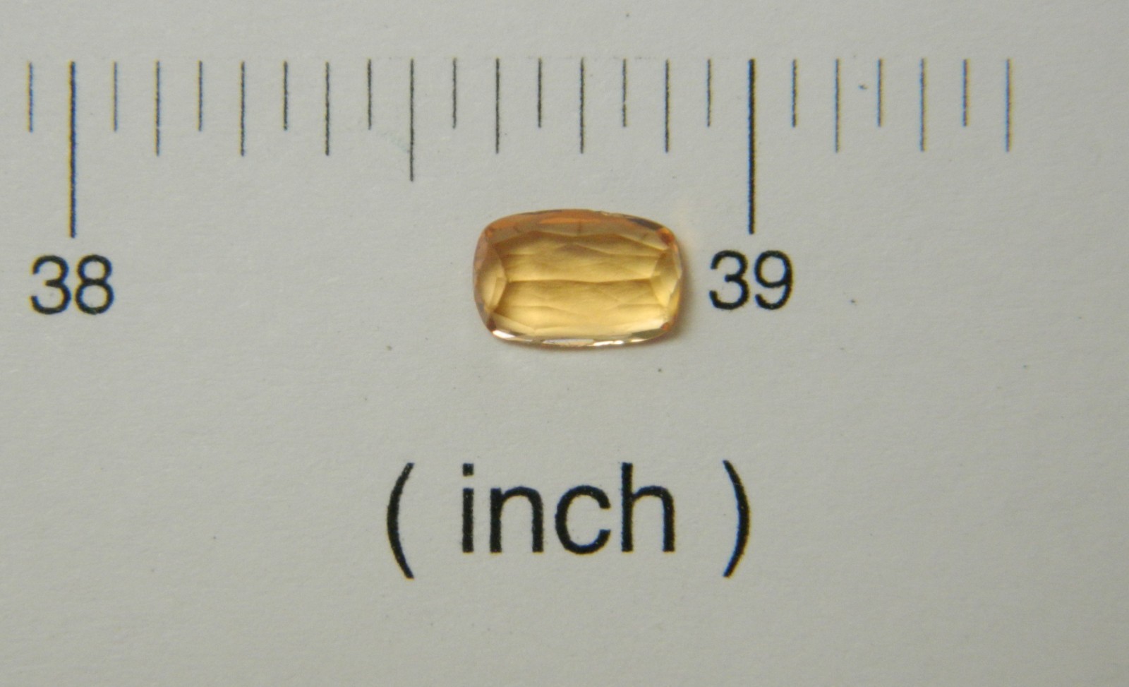 Imperial Topaz 1.36 Ct Clarity IF Cushion Cut Natural Golden Brazil I020