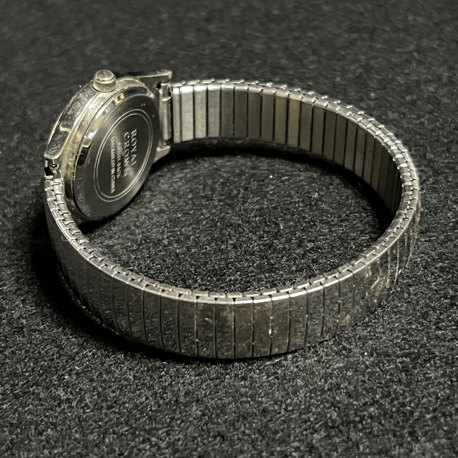 Working ROYAL CROWN Quartz Silver Watch Confirmed Working