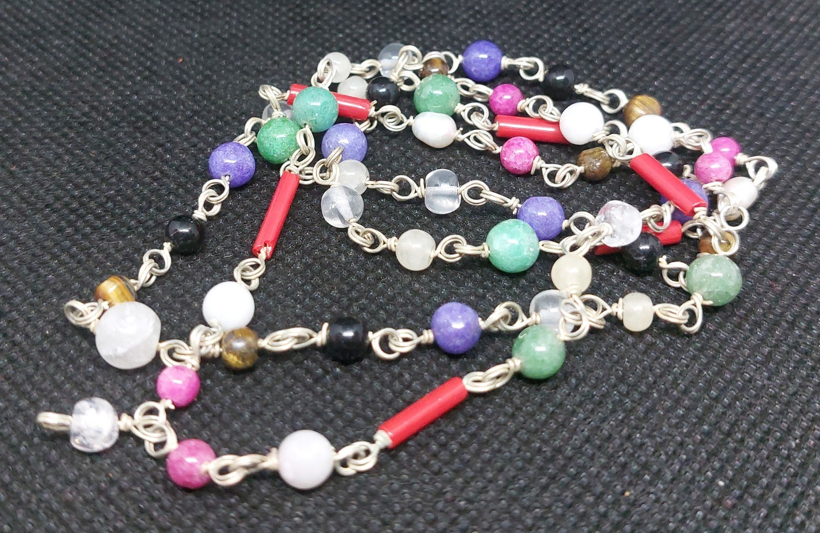 Navratan Mala Navratna Mala 200% Natural Stone Necklace