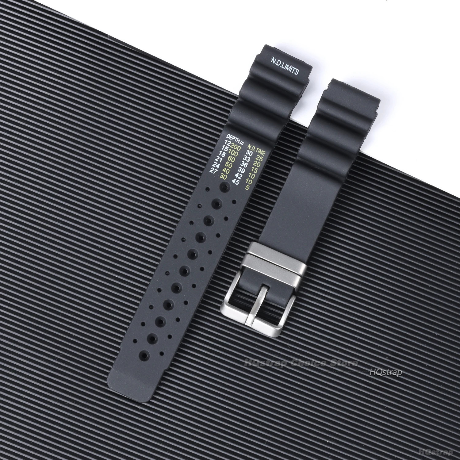 20mm 22mm 24mm Diver Silicone Watch Band Sport Strap for Seiko Casio