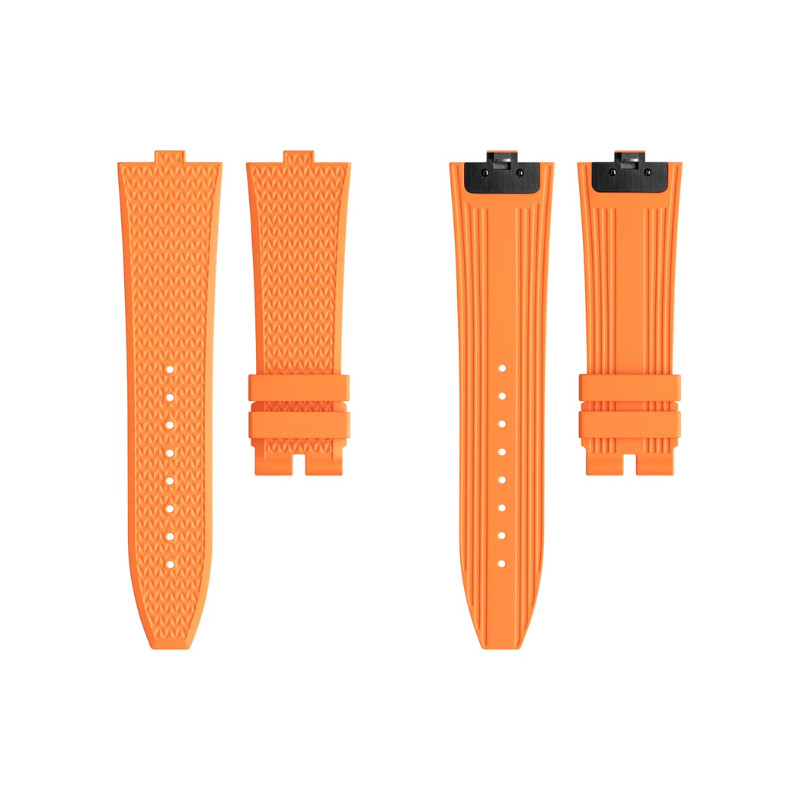 FKM Rubber Watch Strap Fits Vacheron Constantin Overseas 4500V 5500V 7900V 47040