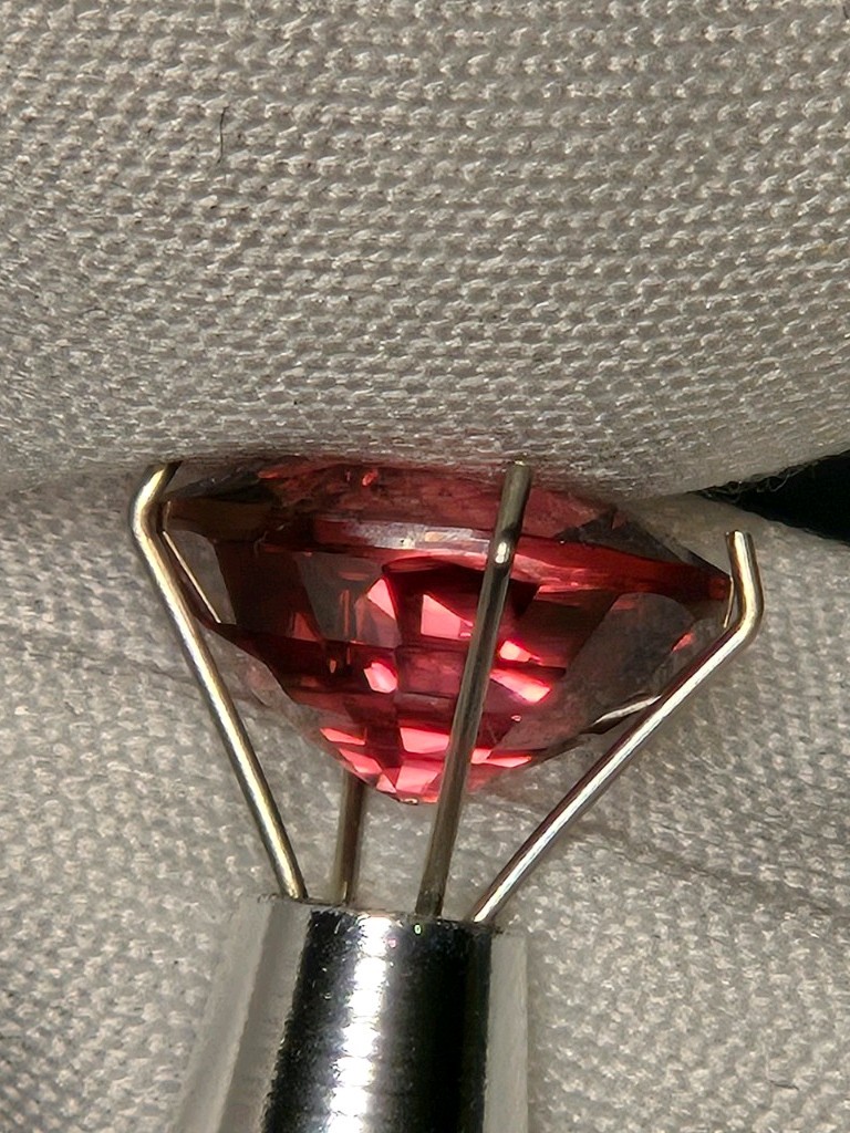 Natural Spessartite Garnet 4.10ct Oval Deep Red-Orange Untreated Loose Gem
