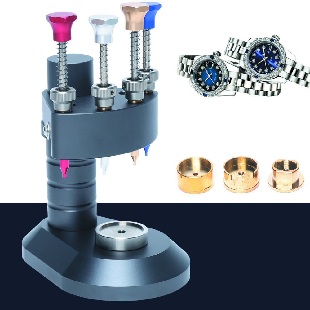 4 Pin Watch Hand Presser High-Precision Watchmakers Setting Fitting Repair Tool