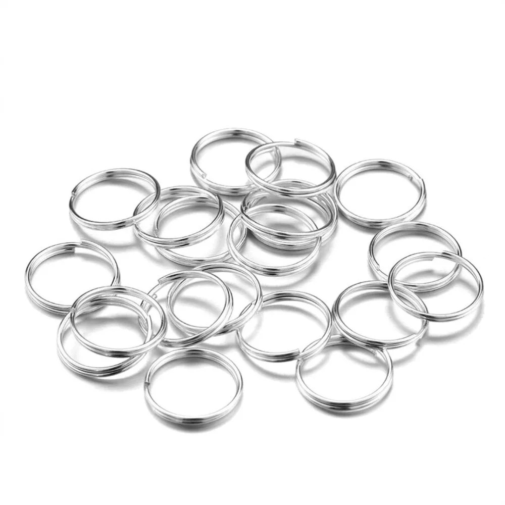 4-10Mm Gold and Silver Double Ring, Multi Size Jewelry Making Connection Ring, D