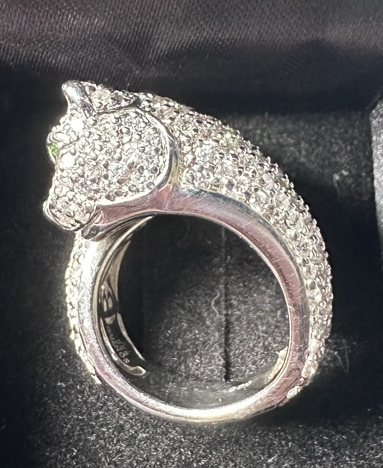 SONIA BITTON PANTHER RING 925 STERLING SILVER ~ Size 5 ~ SHOPNBC