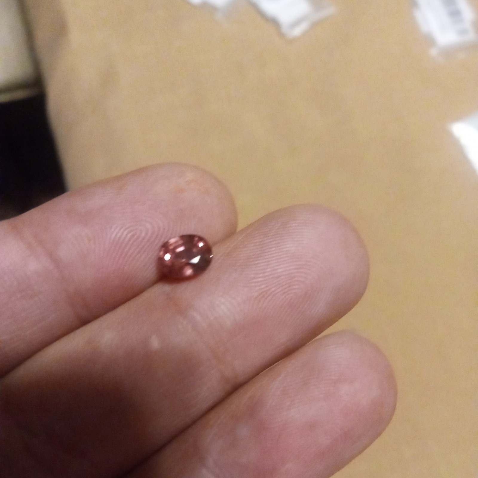 1.32 ct natural color change garnet cushion pinkish purple to reddish orange 😍