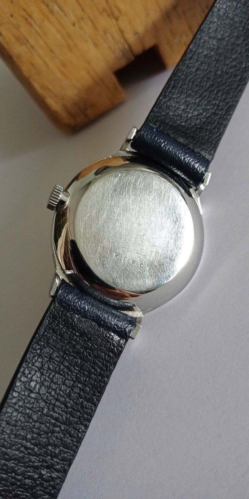 LAPIS Stone Dial_Technos 17j QUEEN Extra For Ladies, manual winding!