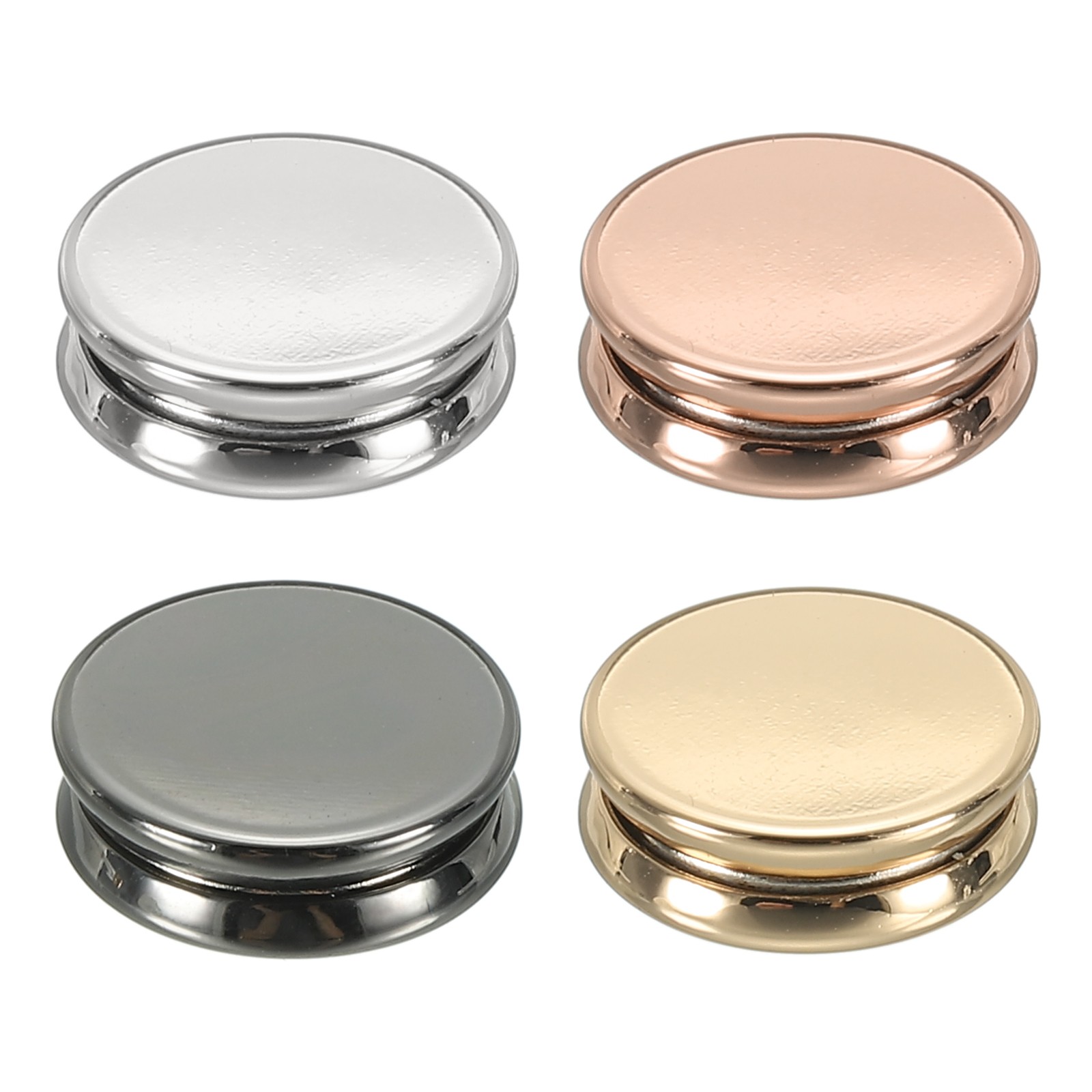 4 Pcs Alloy Painted Iron Hijab Magnetic Pinless Pins
