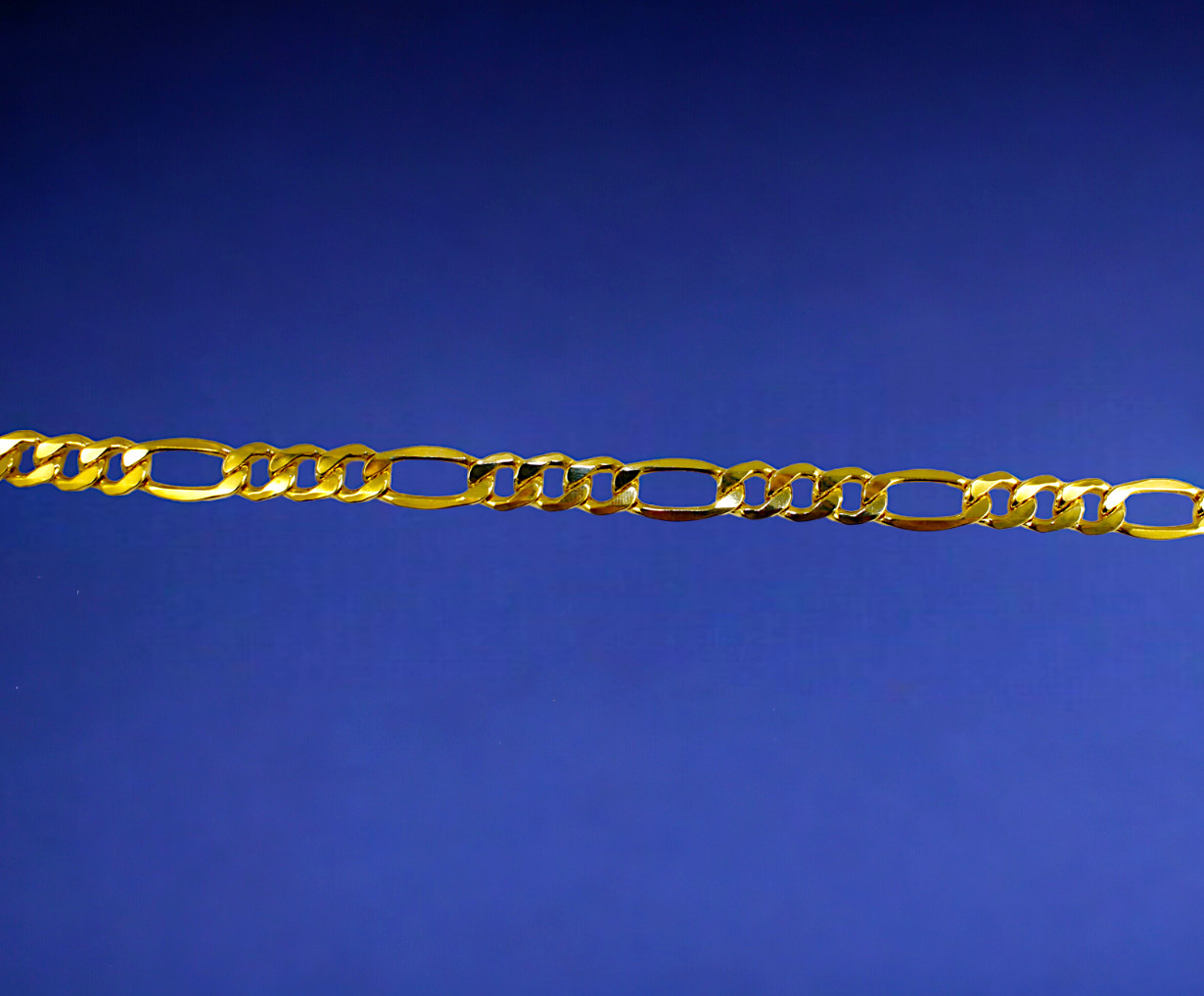 14K Yellow Gold Figaro Necklace Bracelet Chain Italian Real 1.5mm-12mm 7″-30″