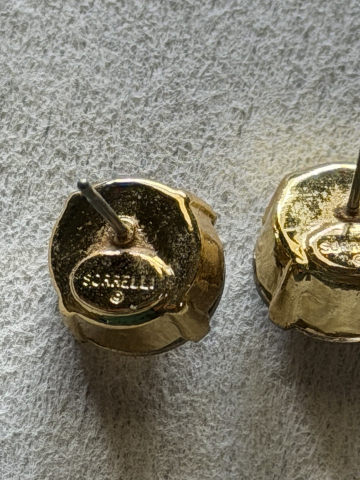 Sorrelli London Stud Earrings Light Colorado/Gold Tone