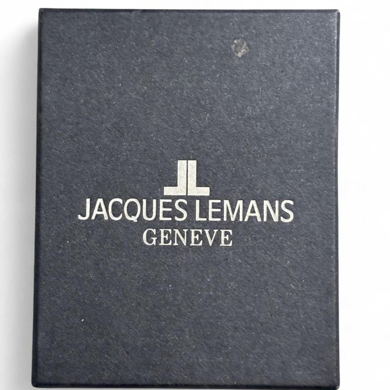 Jacques Lemans Geneve Mens Tonneau Watch G120 Stainless Steel Quartz