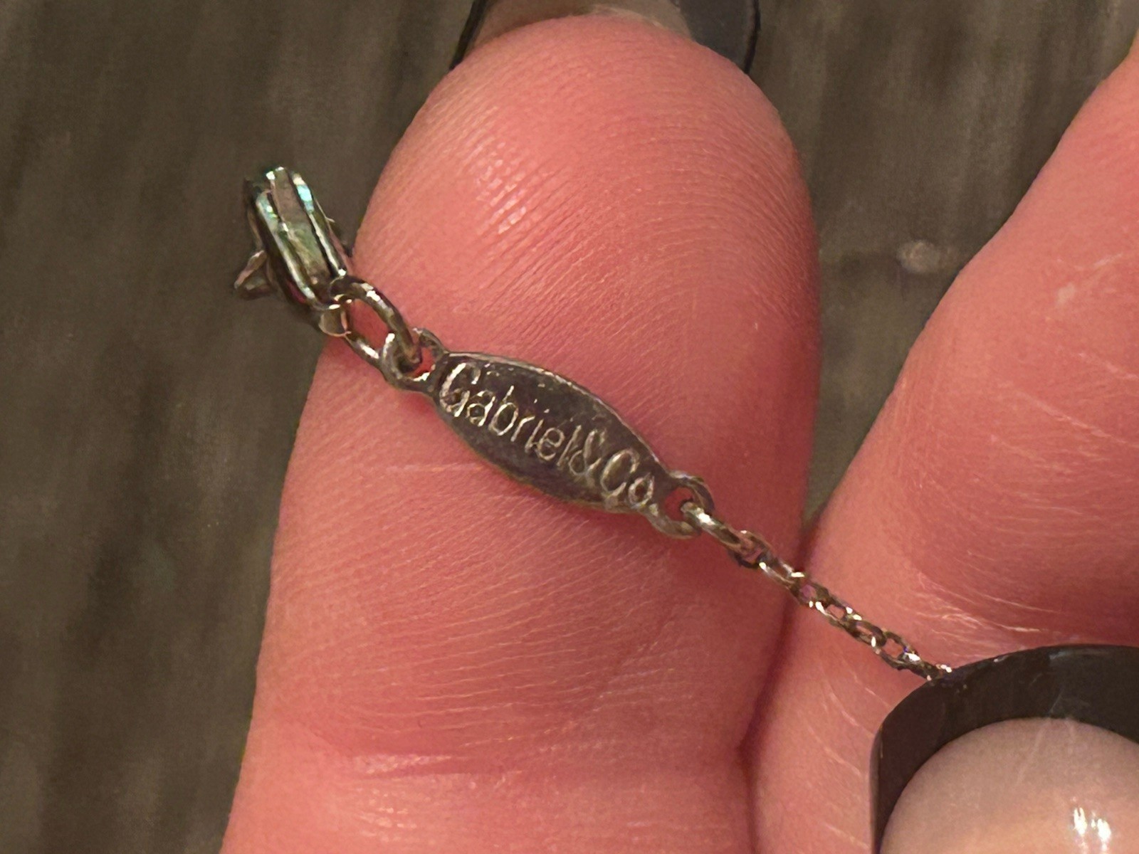 Gabriel and Co Necklace Sterling Silver 925