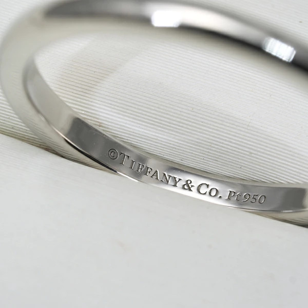 Tiffany & Co. Pt950 Ring US 6.5 2mm Width Jewelry