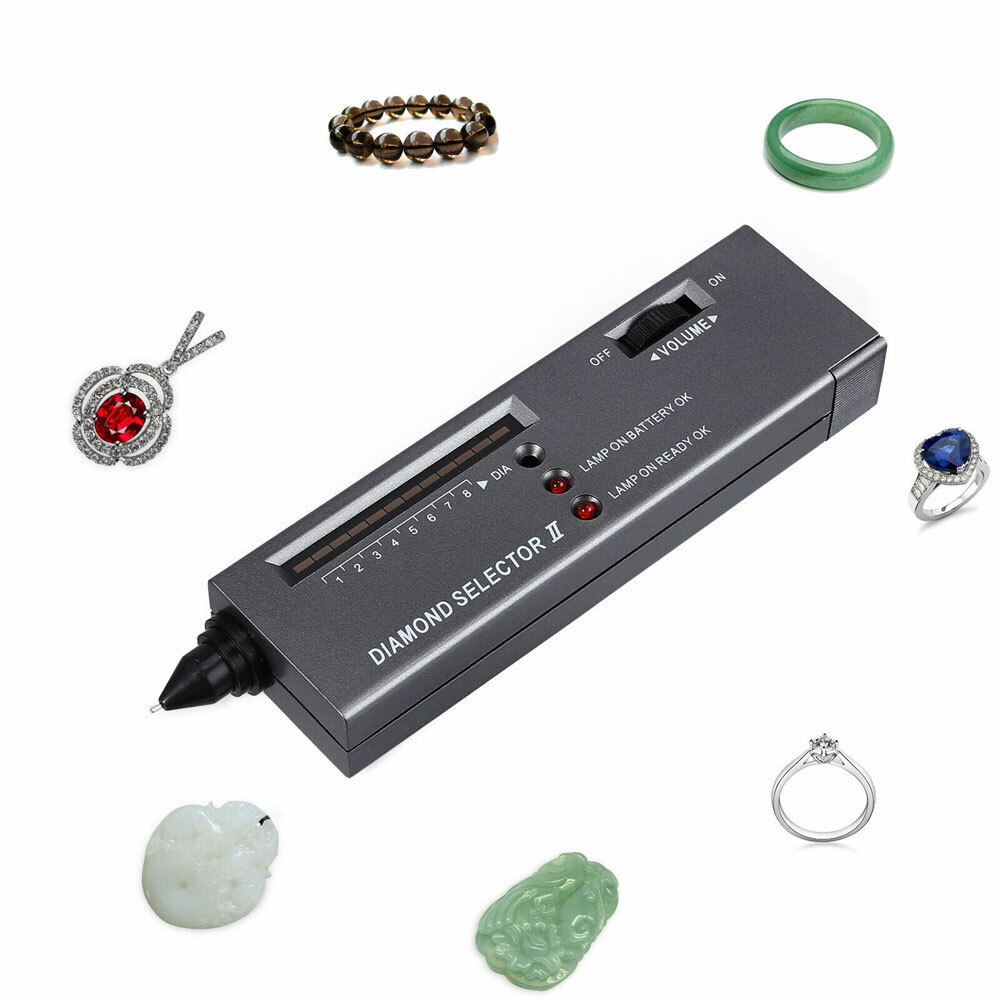 Portable Diamond Gem Tester Selector V2 with Case Gemstone Platform Jeweler tool