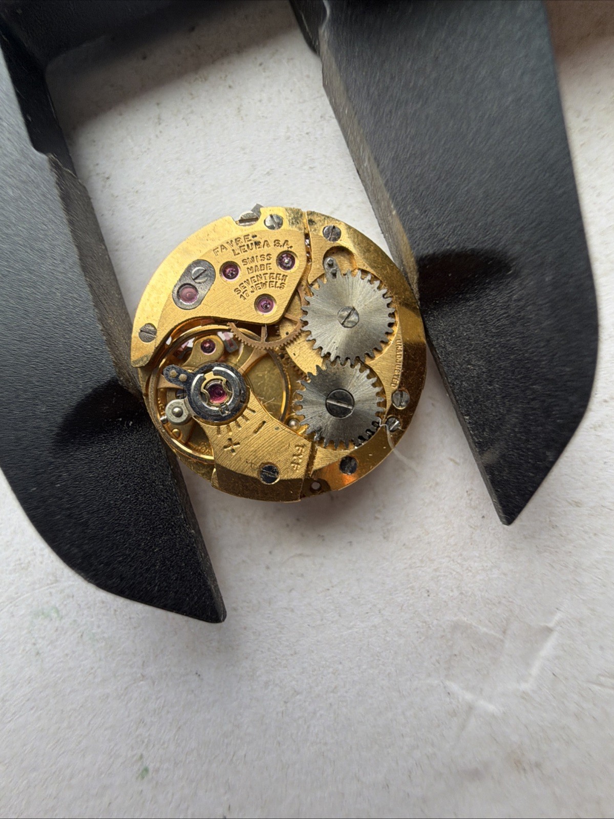 AT59 Genuine Vintage Favre – Leuba 17.4mm Ladies Watch Movement Mechanical Swiss