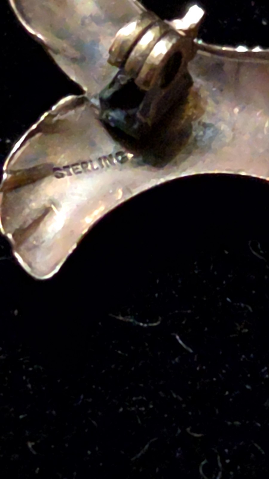 Sterling Silver 1930s Art Deco Flying Fish Cute Marked Sterling As Pictured