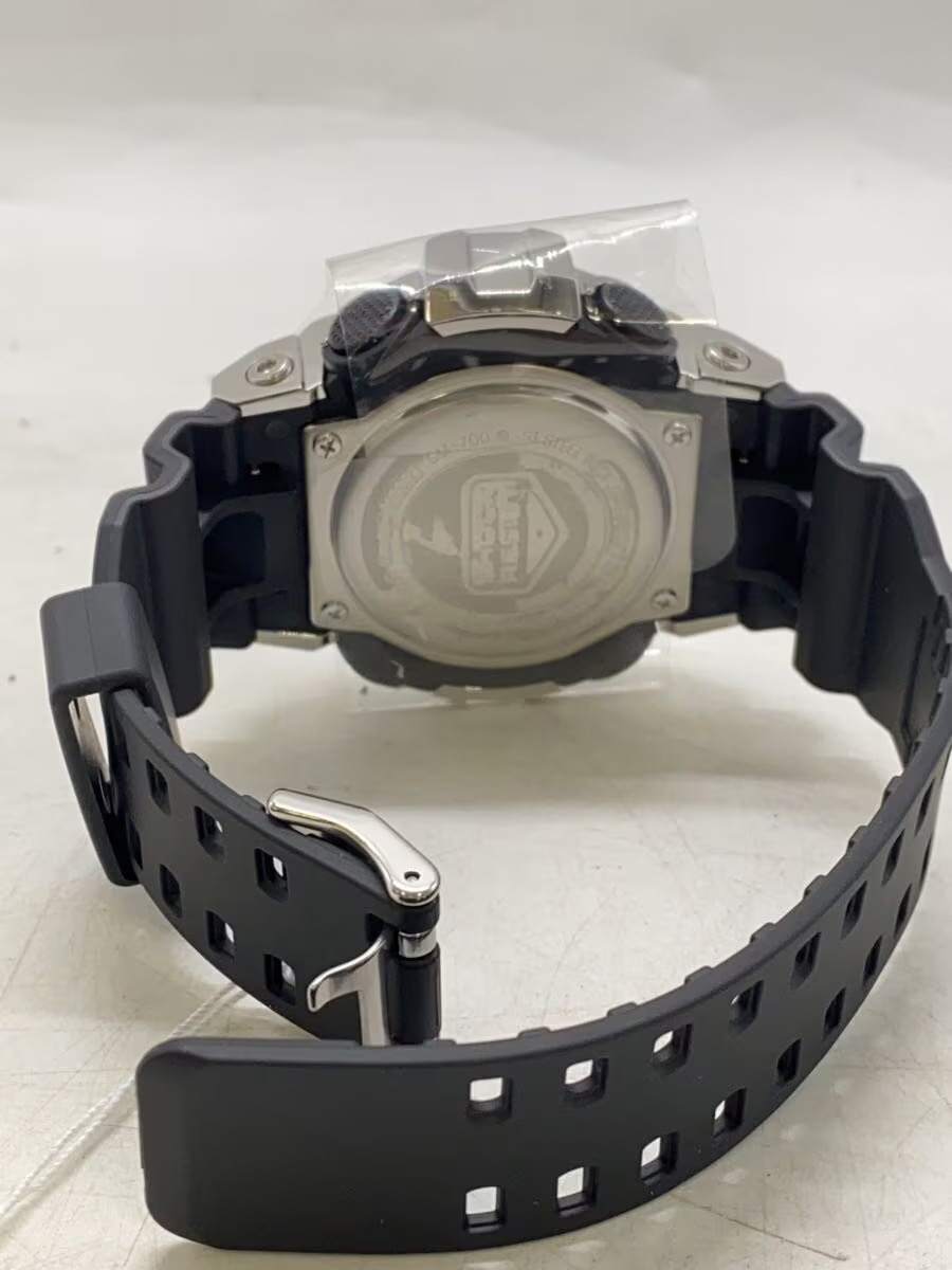 CASIO Quartz Watch G SHOCK Digital Analog Stainless SLV BLK SS
