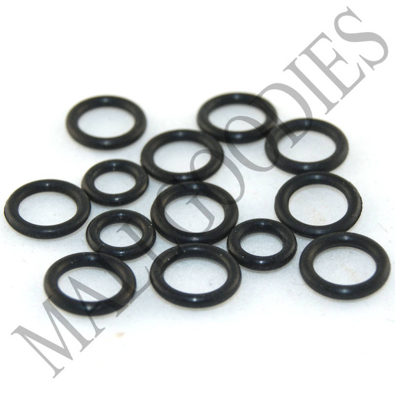 V021 Replacement Rubber Bands O-Rings Sizes 14G ~ 1-1/4 32mm Jewelry Plugs Studs