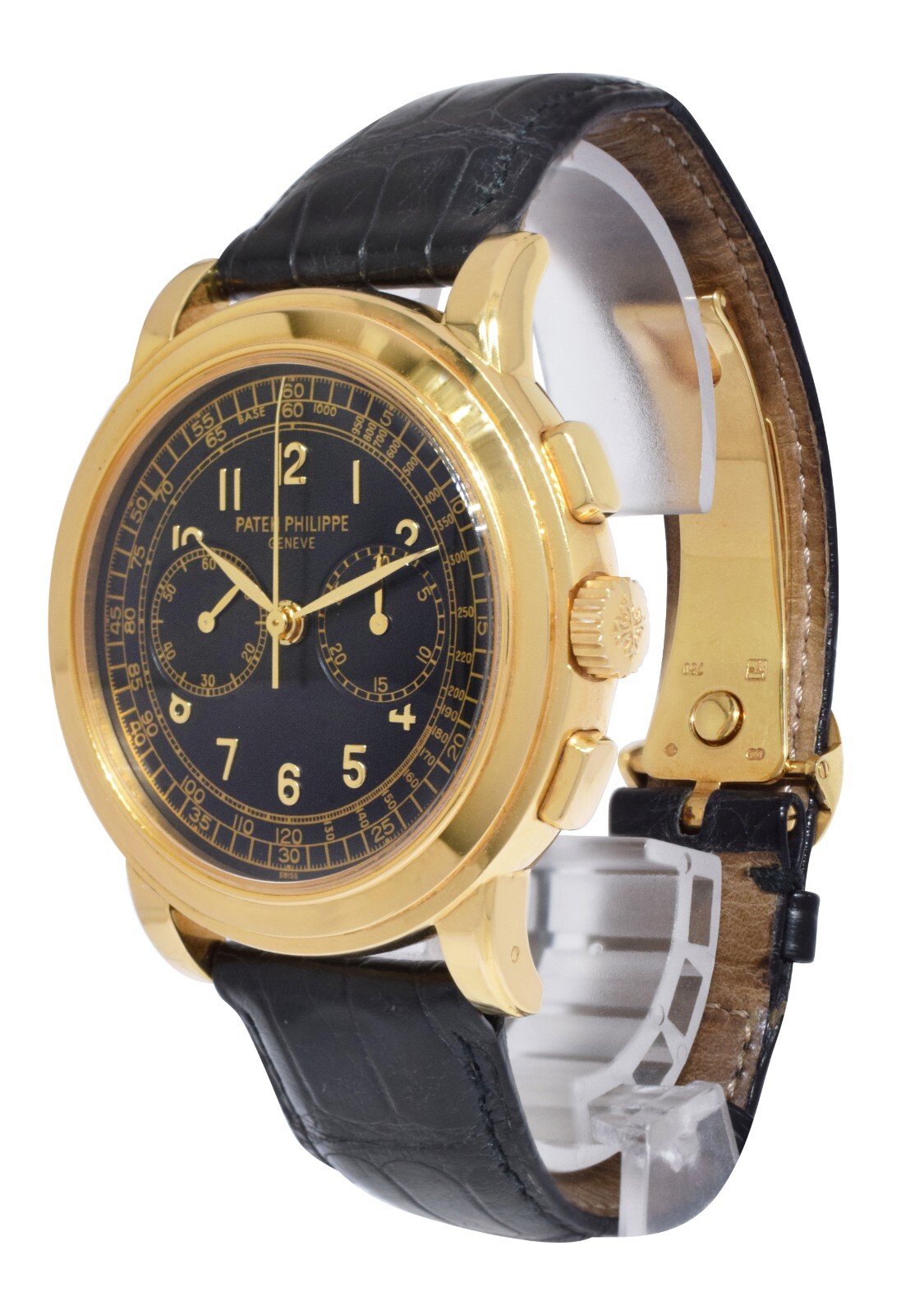 Patek Philippe Chronograph 5070 18k Yellow Gold Mens 42mm Watch B/P ‘ 5070J