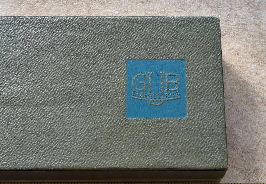 Collectible Rare German Antique Watch GUB GLASHÜTTE Q1 A.LANGE&SÖHNE Cal.28+box