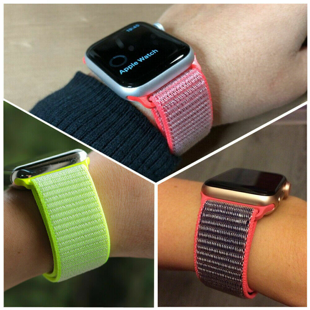 Woven Nylon Loop For Apple Watch Series 11-1 Ultra SE Sport Band Strap 38mm-49mm