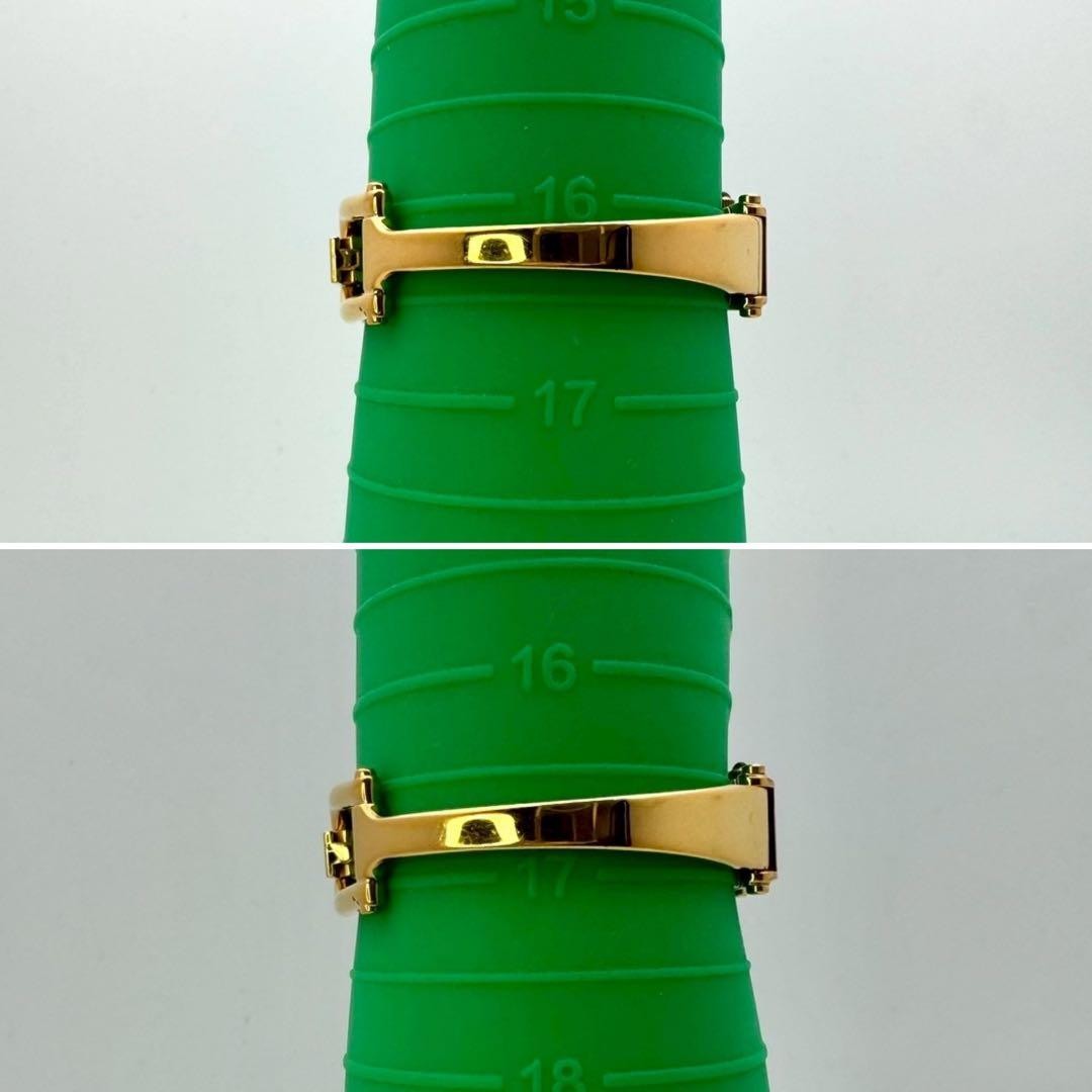 GUCCI 1500L Wristwatch Shell Dial Gold Horsebit Quartz / Square