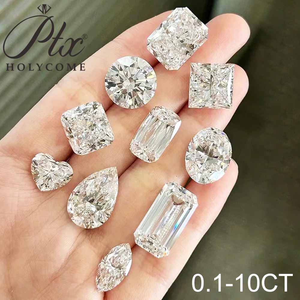 1-10ct Full Shape Moissanite Loose Stone D Color Moissanite Gemstones Wholesales