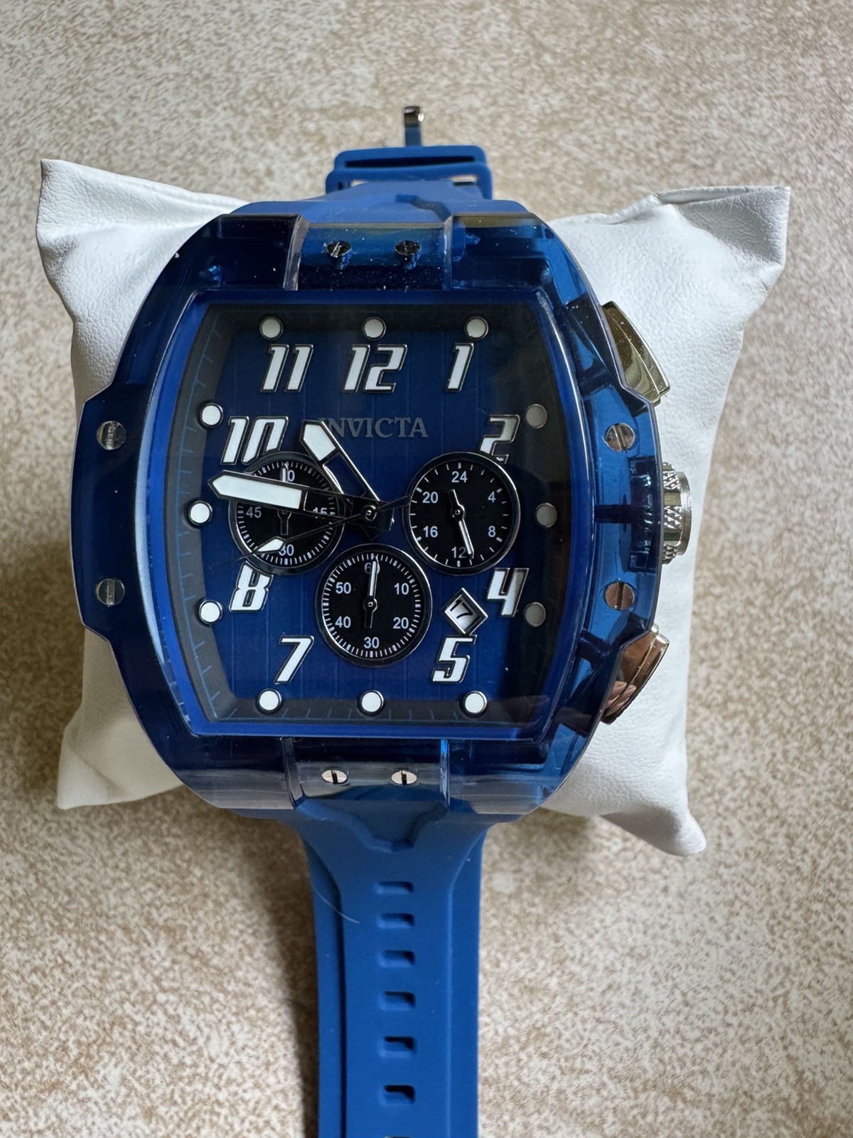 Invicta S1 Rally Kinesia Anatomic 47mm, Blue Men’s Watch 45484 Brand New w/ box