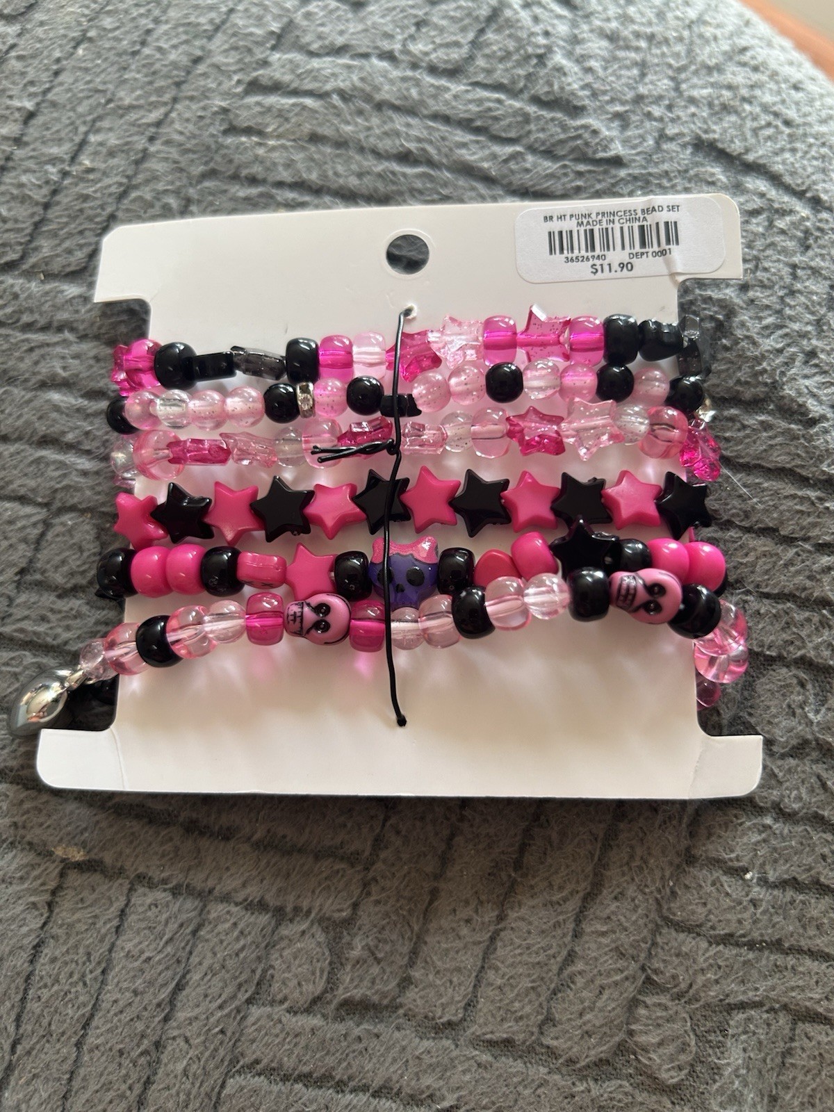 Hot Topic Punk Princess Beaded Bracelet Set