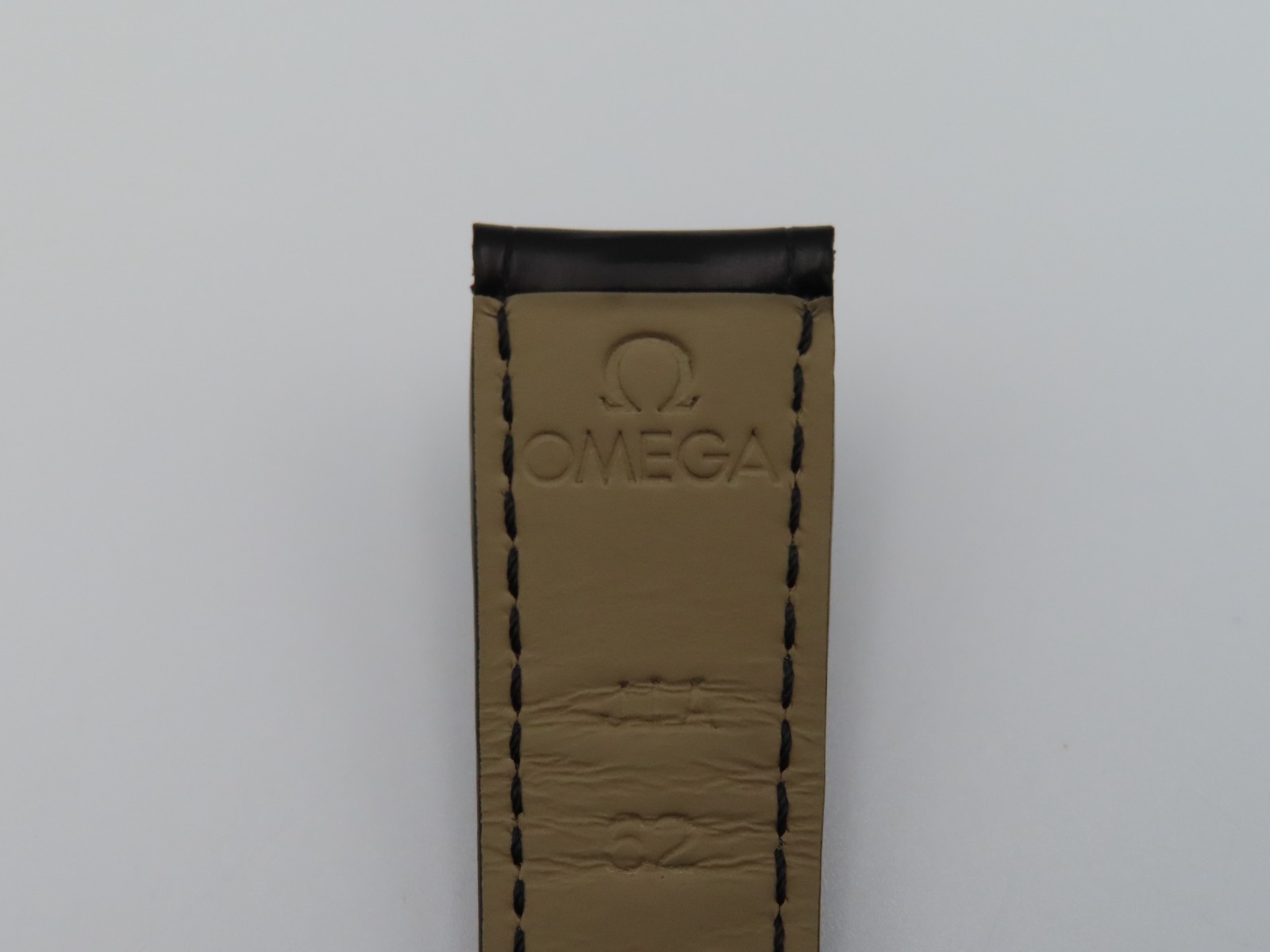 Omega Speedmaster ’57 Black Leather 20mm Strap w/ OEM Push-Button Deployant