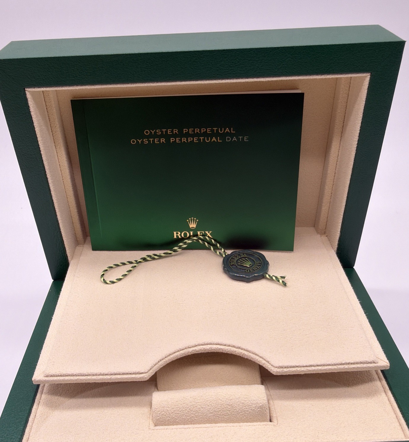 Authentic Rolex SA Geneve Suisse Watch Box 39139.01 Oyster M Box & Manual Only