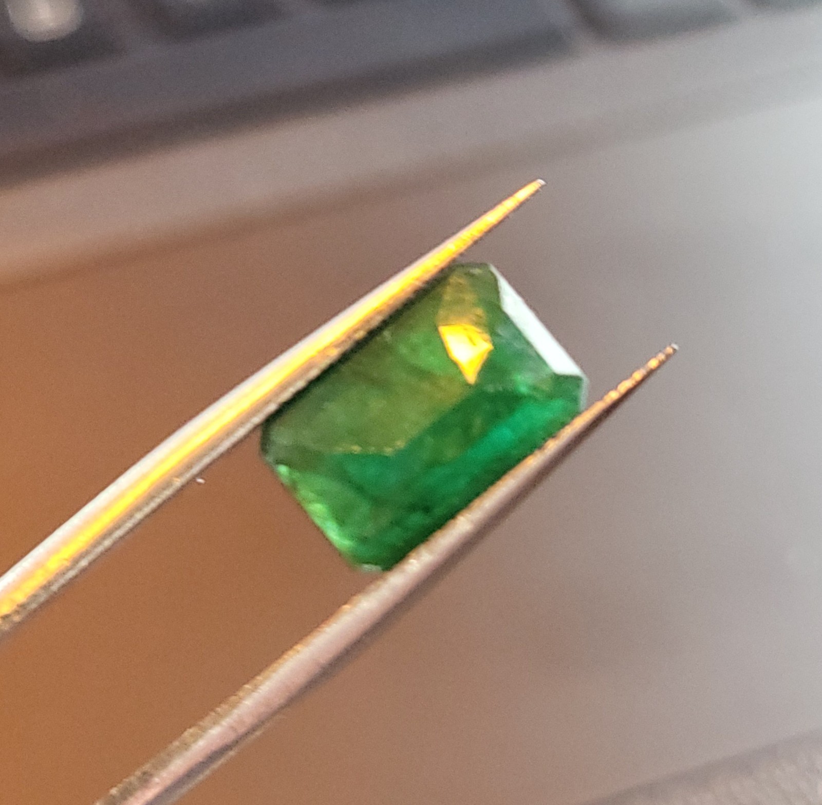 Natural Untreated Certified Ideal Dark Green Zambian Translucent Emerald 4.55ct
