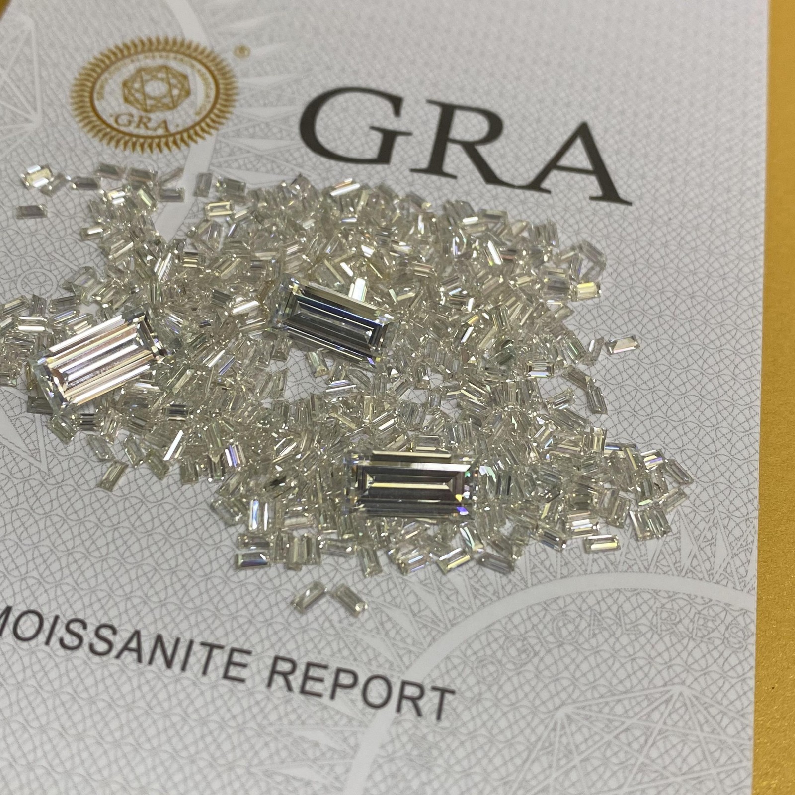 Baguette Cut Loose Moissanite Stone D Colors VVS1 Brilliant Gemstone All Sizes