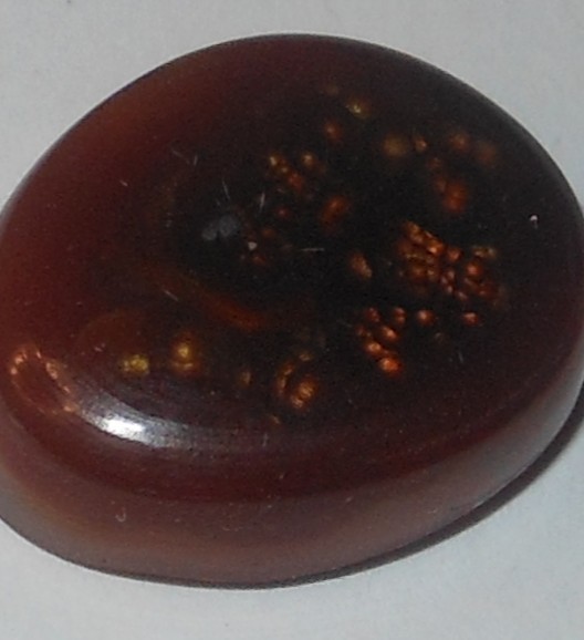11.50ct Mexican Fire Agate Freeform Cabochon 18.4mm x 14mm