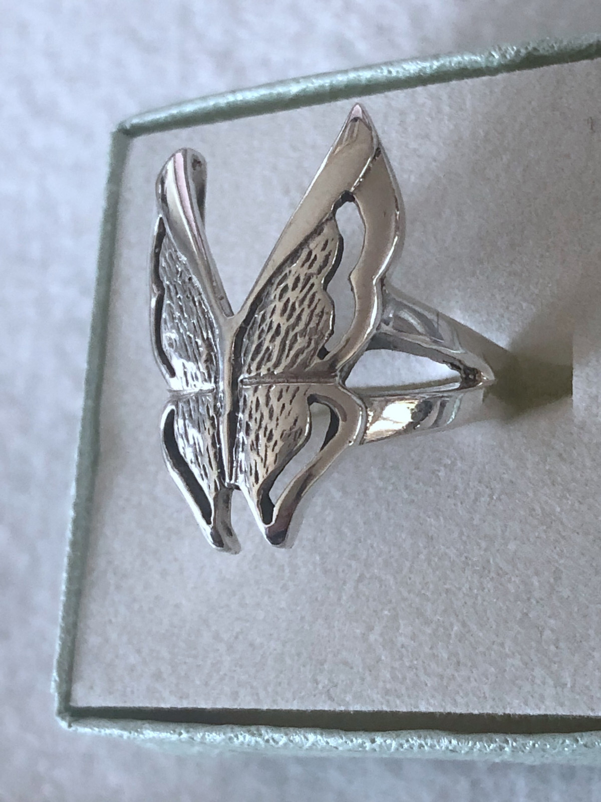 Wildthings Sterling Silver Butterfly Ring Sizes 6-7-8