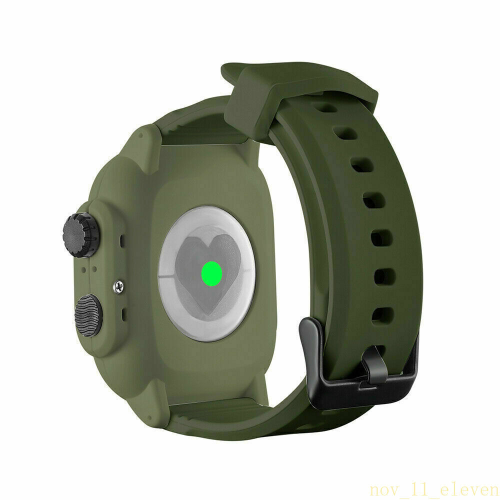 Waterproof Rugged Watch Band Case For Apple Series 9 8 7 6 5 4 3 SE 2 42 44/45mm