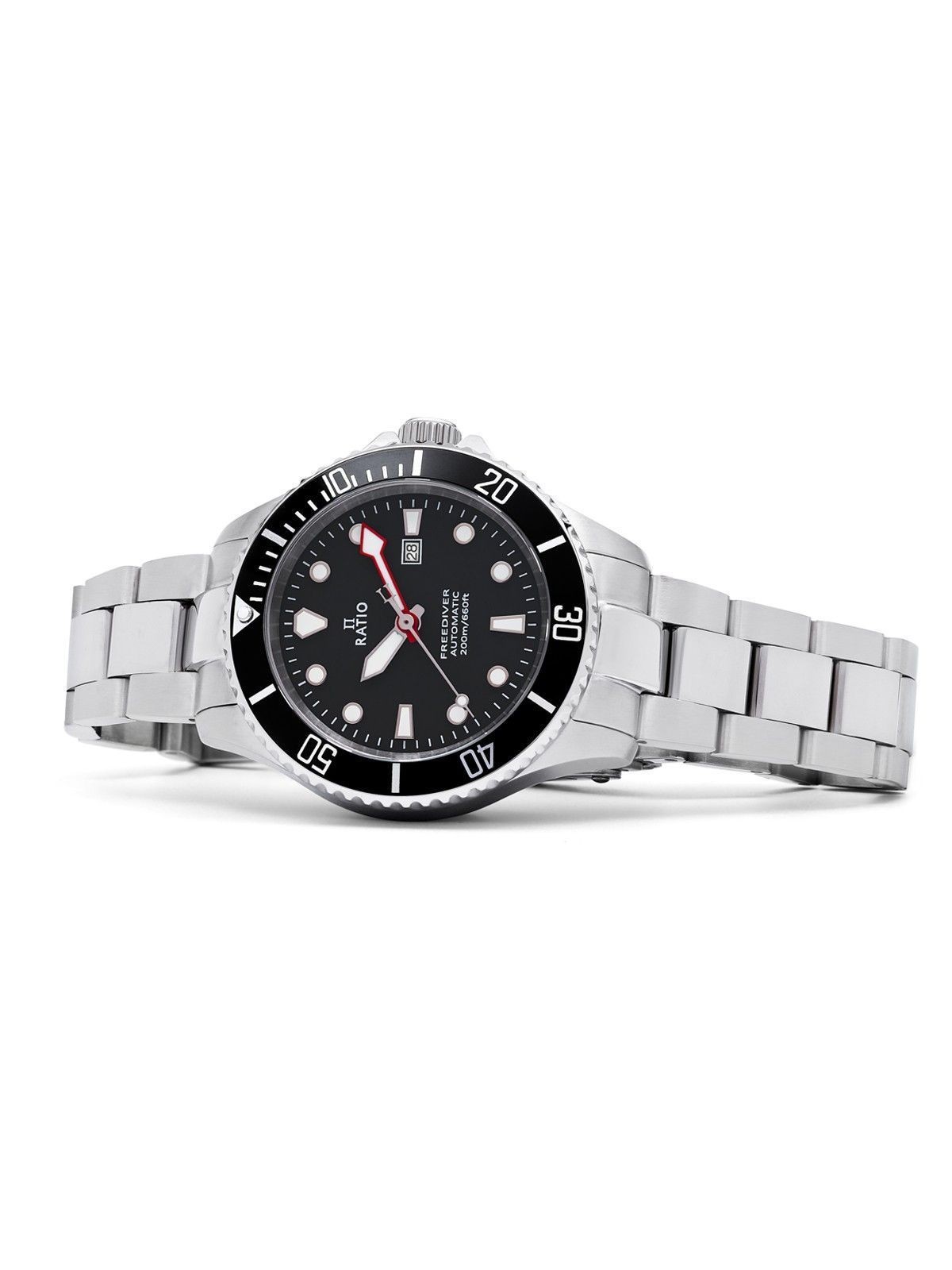 Ratio FreeDiver Black Dial Automatic Diver’s 200M RTFL831 Women’s Ladies Watch
