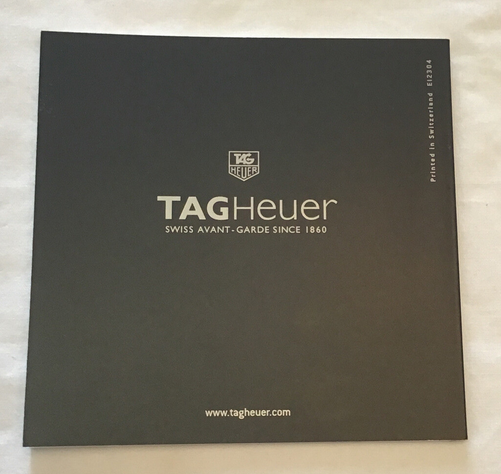 Tag Heuer Calibre 8 RS Automatic Watch User Instruction Manual