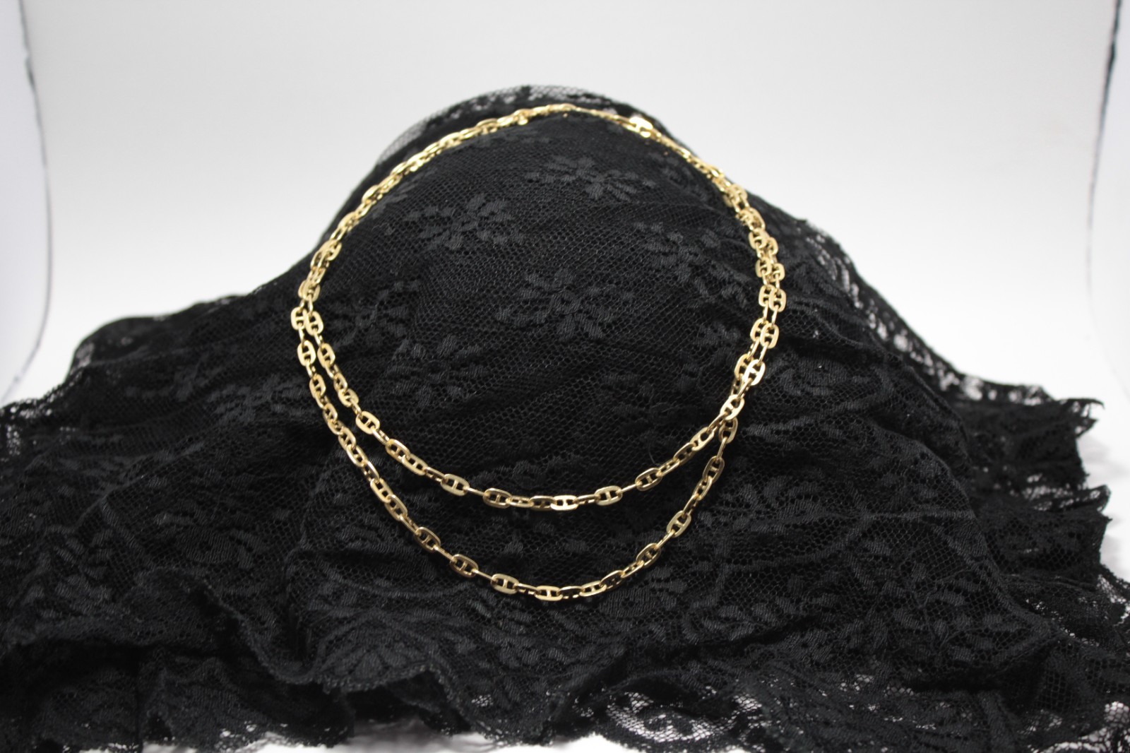 Vintage UnoAErre 18k Mariner Link Chain – 32″ Long – 30.35 Grams